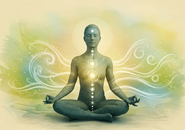 Person practicing mindfulness to cope with intense feelings.